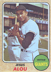 1968 Topps Baseball Cards      452     Jesus Alou